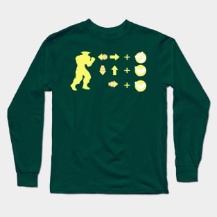 Street Fighter Moves - Guile Long Sleeve T-Shirt